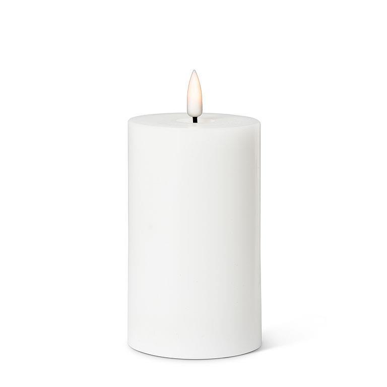 White LED Pillar Candle