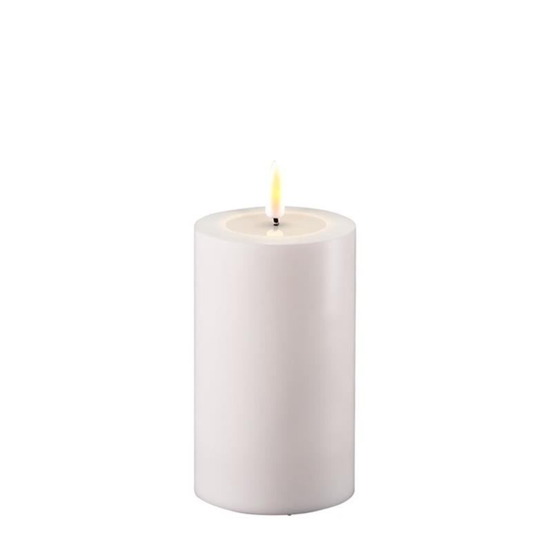 White Real Flame Outdoor LED Candle